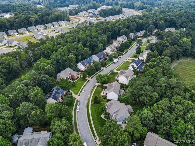 15585 Fox Cove Cir, Moseley, VA 23120 - aerial overview of property's location featuring nearby suburban area