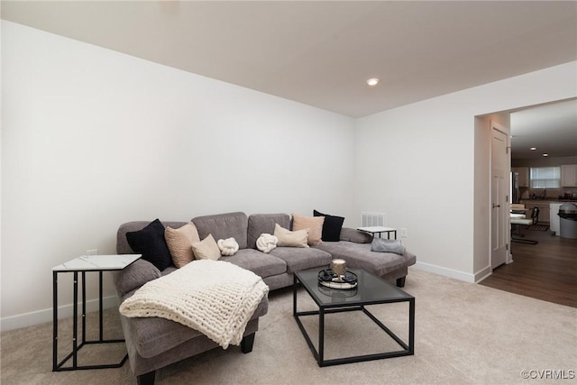 6740 Edith Oaks Way Unit 6740, Chesterfield, VA 23234 - living area with carpet and recessed lighting