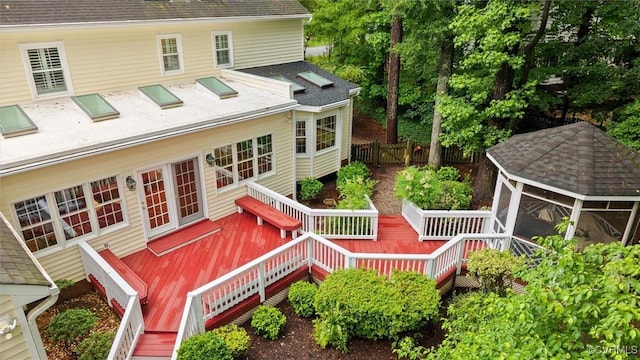 5911 Waters Edge Rd, Midlothian, VA 23112 - deck featuring stairs