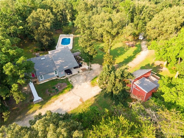 17009 Faithful Run, Montpelier, VA 23192 - aerial overview of property's location featuring a heavily wooded area