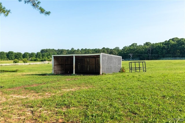 17009 Faithful Run, Montpelier, VA 23192 - view of grassy yard with a pole building, an outbuilding, and a detached carport