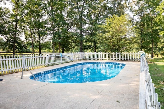 17009 Faithful Run, Montpelier, VA 23192 - view of pool with a fenced backyard, a patio, and view of scattered trees