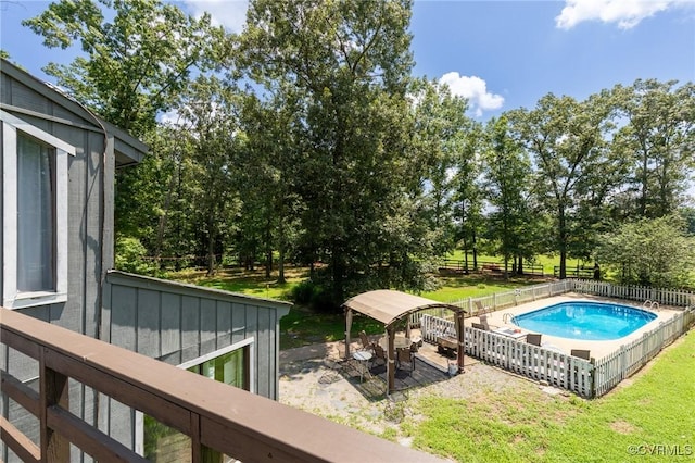 17009 Faithful Run, Montpelier, VA 23192 - view of pool with a fenced backyard and a patio