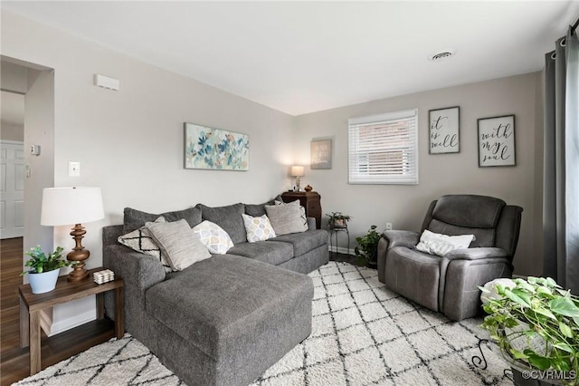 204 Prince Albert Ave, Colonial Heights, VA 23834 - living room with light wood-style flooring and baseboards