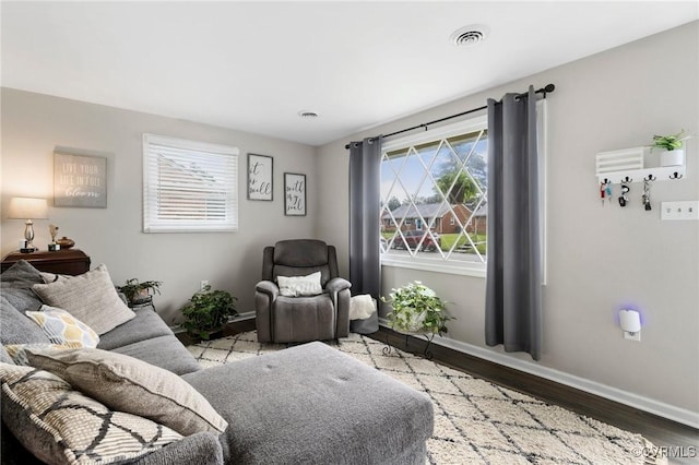 204 Prince Albert Ave, Colonial Heights, VA 23834 - living room featuring wood finished floors and baseboards