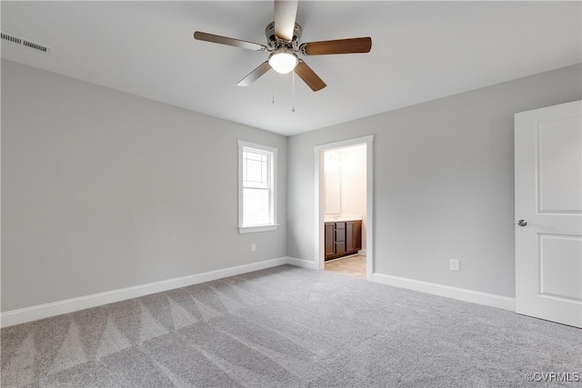 68 Halls Store Rd, Mineral, VA 23117 - unfurnished room with ceiling fan and light colored carpet