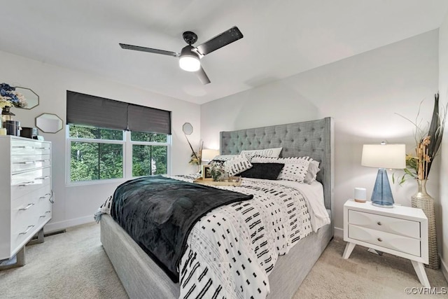 5812 Addison Gate Dr, North Chesterfield, VA 23234 - carpeted bedroom with baseboards and ceiling fan