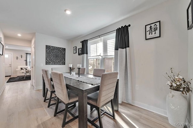 5812 Addison Gate Dr, North Chesterfield, VA 23234 - dining space with light wood finished floors and recessed lighting