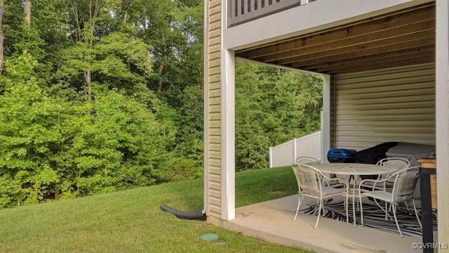 5812 Addison Gate Dr, North Chesterfield, VA 23234 - view of patio / terrace featuring outdoor dining area