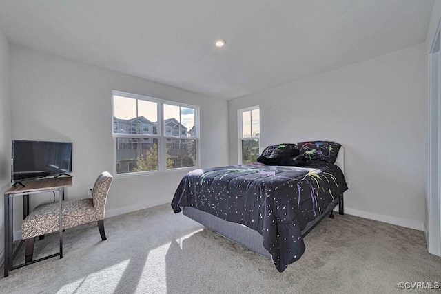 5812 Addison Gate Dr, North Chesterfield, VA 23234 - carpeted bedroom with baseboards and recessed lighting