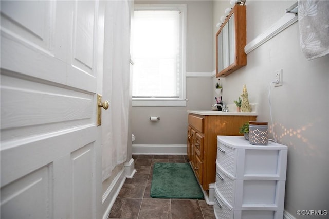 405 E 2nd St, Farmville, VA 23901 - full bathroom with vanity and baseboards