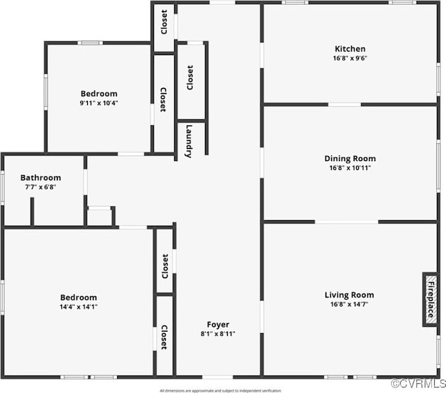 405 E 2nd St, Farmville, VA 23901 - view of room layout