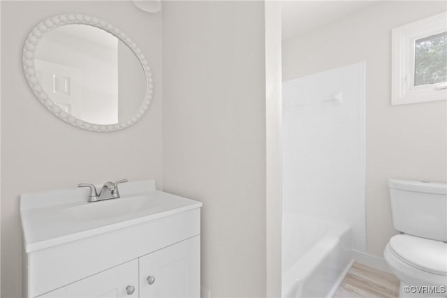 6437 Moon Ln, Chesterfield, VA 23234 - full bath featuring vanity and wood finished floors