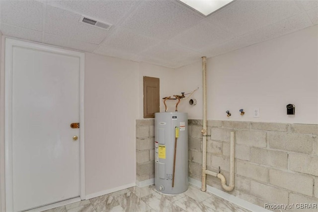 7 Cathy Dr, Newport News, VA 23608 - utility room with water heater and electric panel