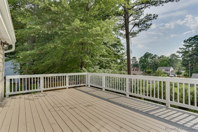 7 Cathy Dr, Newport News, VA 23608 - wooden deck featuring view of wooded area