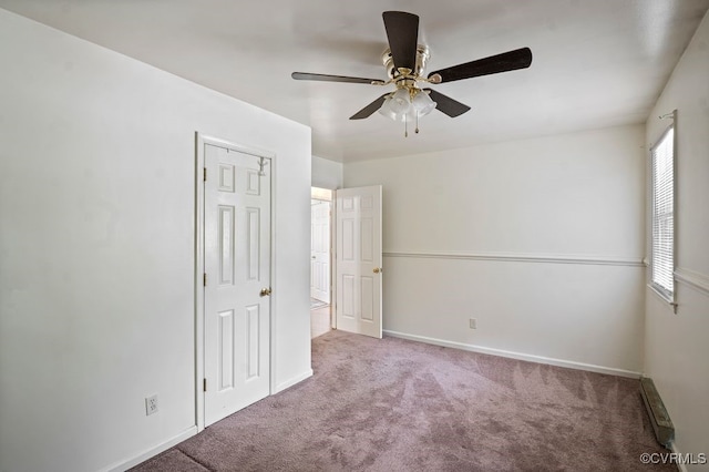 15116 Boydton Plank Rd, Dinwiddie, VA 23841 - unfurnished bedroom featuring carpet flooring and a ceiling fan