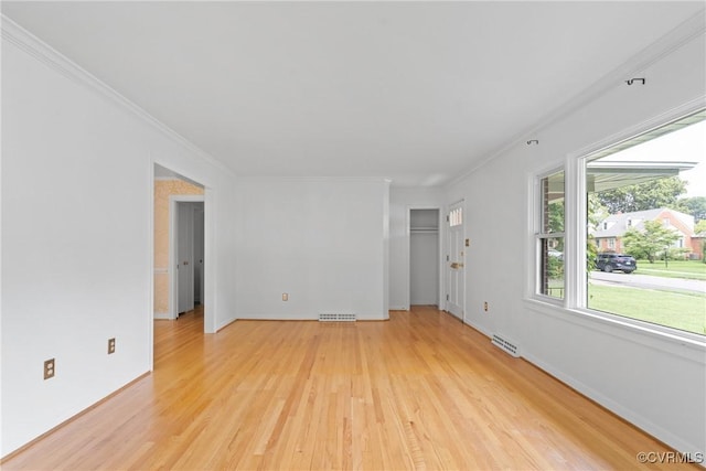 2301 Essex Rd, Henrico, VA 23228 - unfurnished room featuring light wood finished floors and ornamental molding