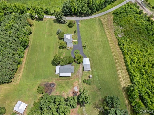 285 Jennings Ordinary Rd, Crewe, VA 23930 - aerial view of property and surrounding area with rural landscape