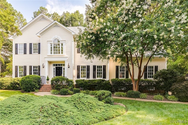 9929 Eildonway Pl, Henrico, VA 23238 - view of front of house with a front lawn