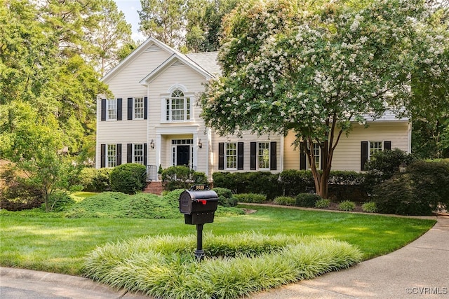 9929 Eildonway Pl, Henrico, VA 23238 - view of front of property with a front yard
