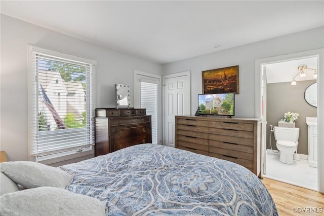 8256 Greystone W Cir, Henrico, VA 23229 - bedroom with wood finished floors and ensuite bathroom