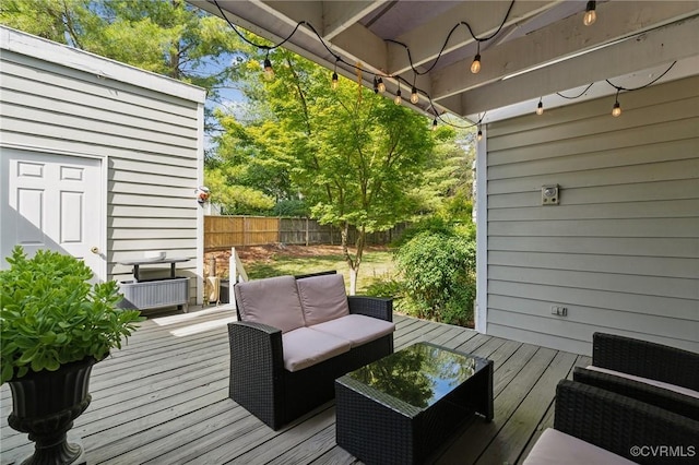 8256 Greystone W Cir, Henrico, VA 23229 - deck with an outdoor hangout area