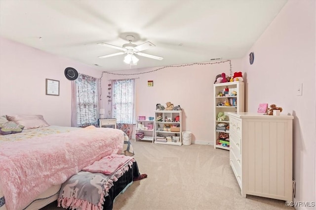 24000 Pear Orchard Rd, Moseley, VA 23120 - bedroom featuring light carpet and ceiling fan