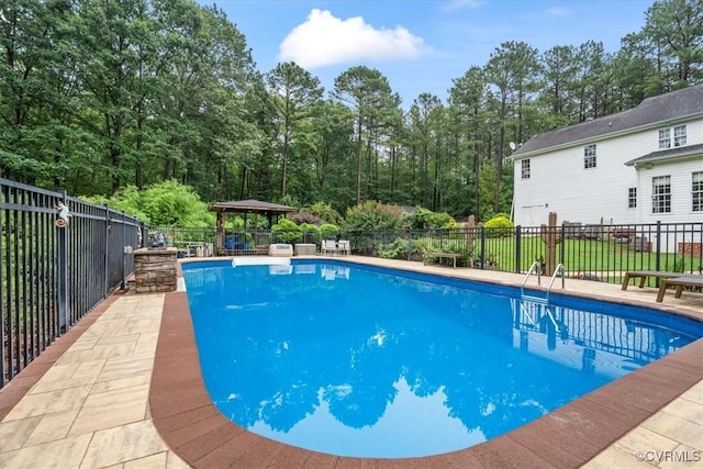 24000 Pear Orchard Rd, Moseley, VA 23120 - view of swimming pool featuring a gazebo