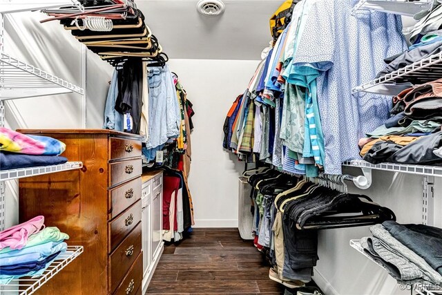 13904 Sunrise Bluff Rd, Chesterfield, VA 23112 - spacious closet with dark wood-type flooring