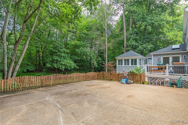 13904 Sunrise Bluff Rd, Chesterfield, VA 23112 - view of patio / terrace featuring a wooden deck