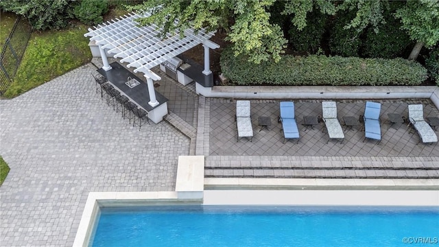 3808 Solebury Pl, Midlothian, VA 23113 - view of swimming pool featuring a pergola and a patio