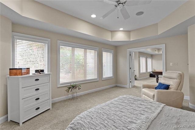 3808 Solebury Pl, Midlothian, VA 23113 - bedroom with light carpet and a ceiling fan