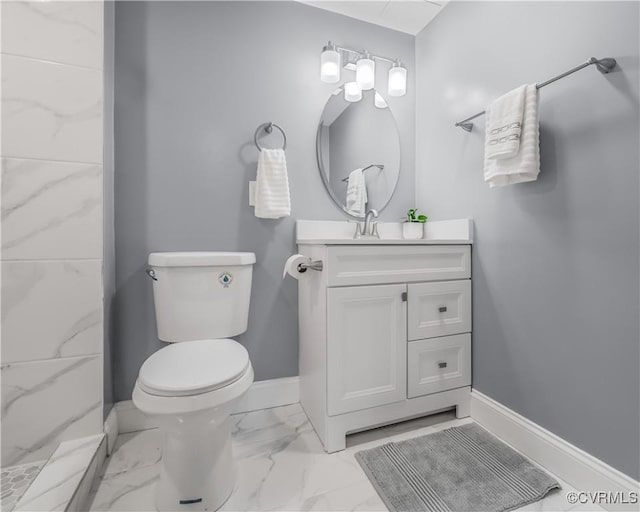 21405 Chesterfield Ave, Chesterfield, VA 23803 - bathroom with marble finish flooring and vanity