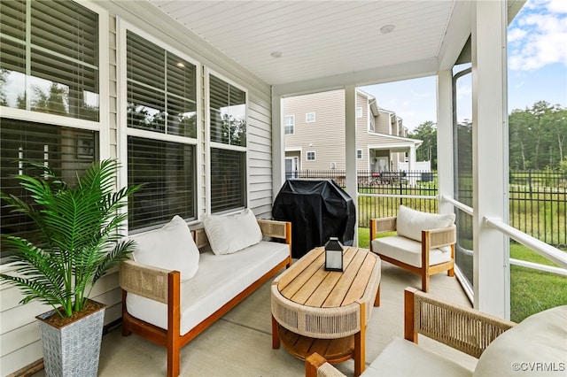 18517 Palisades Rdg, Moseley, VA 23120 - sunroom / solarium featuring outdoor lounge area