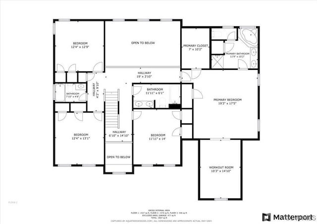 3541 Kings Farm Dr, Midlothian, VA 23113 - view of room layout