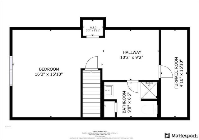 3541 Kings Farm Dr, Midlothian, VA 23113 - view of room layout