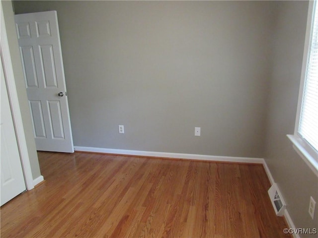 10212 Sauna Dr, North Chesterfield, VA 23236 - spare room featuring light wood-type flooring