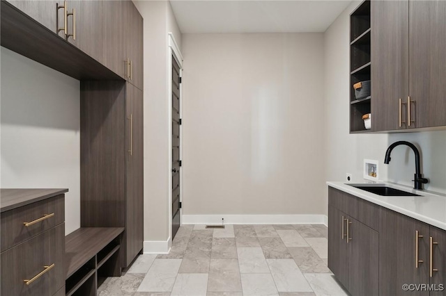 TBD Springfield Rd, Goochland, VA 23063 - mudroom featuring a sink and baseboards