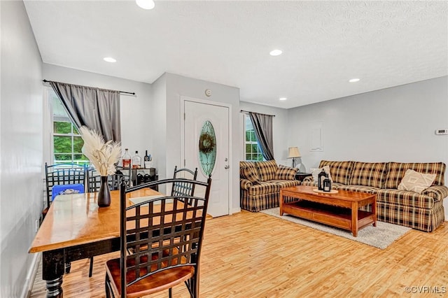 9118 Epps Rd, Mechanicsville, VA 23111 - dining area featuring wood finished floors and recessed lighting
