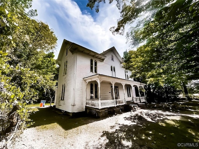 22446 E Depot St, Newsoms, VA 23874 - view of front of house with covered porch