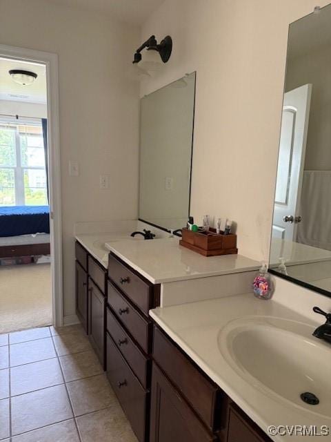17037 Windon Ct, Moseley, VA 23120 - full bathroom with ensuite bathroom, vanity, and tile patterned floors