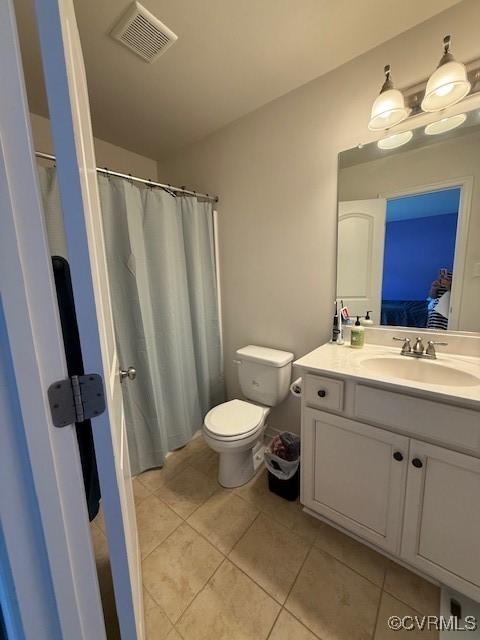 17037 Windon Ct, Moseley, VA 23120 - full bath with tile patterned flooring, vanity, and ensuite bathroom