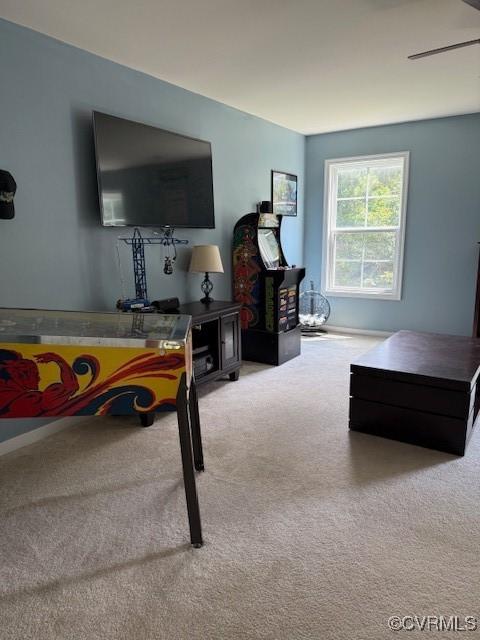 17037 Windon Ct, Moseley, VA 23120 - living area featuring carpet floors and baseboards