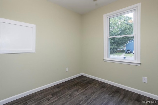9300 Greatbridge Rd, Chesterfield, VA 23237 - spare room with dark wood-style flooring and baseboards