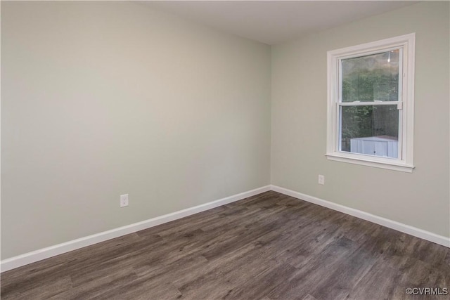 9300 Greatbridge Rd, Chesterfield, VA 23237 - spare room featuring dark wood-style floors and baseboards