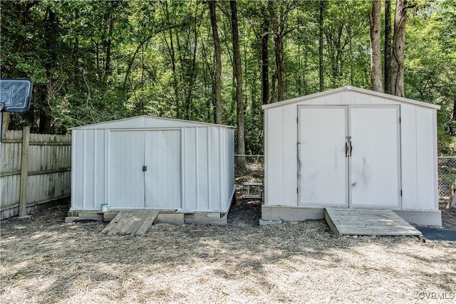 9300 Greatbridge Rd, Chesterfield, VA 23237 - view of shed featuring a fenced backyard