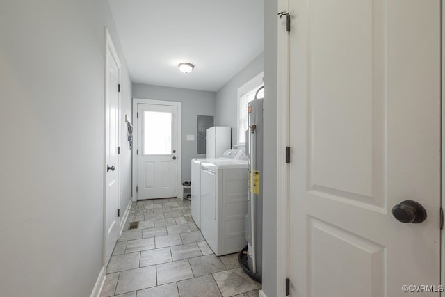 8622 Rock Cedar Rd, New Kent, VA 23124 - washroom featuring washing machine and clothes dryer and electric panel