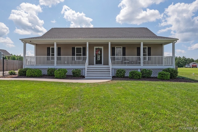 8622 Rock Cedar Rd, New Kent, VA 23124 - view of front of home featuring covered porch