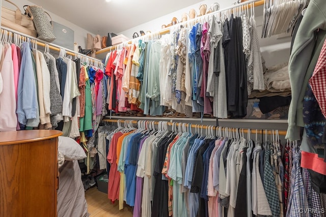 8622 Rock Cedar Rd, New Kent, VA 23124 - spacious closet featuring wood finished floors