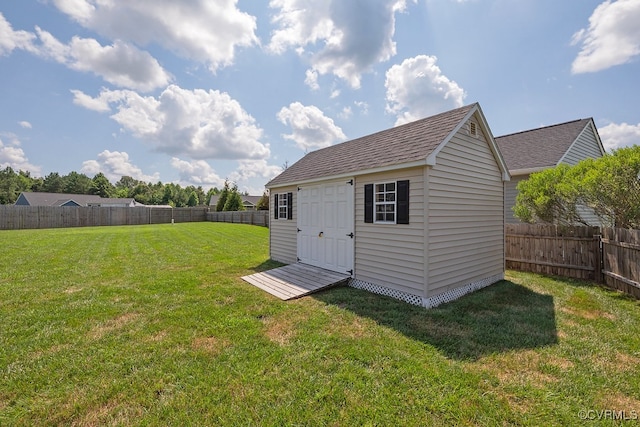 8622 Rock Cedar Rd, New Kent, VA 23124 - view of shed featuring a fenced backyard